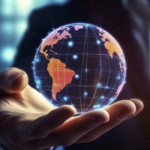 Business person futuristic business environment  600x600